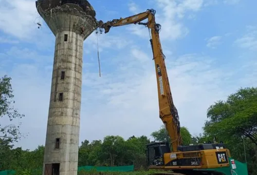 Demolition of Water Tanks